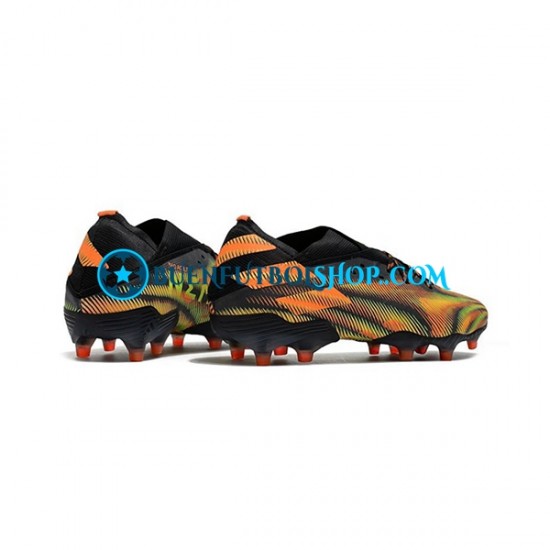 Adidas Nemeziz9.1 FG Rosa Verde Negro Botas de Fútbol