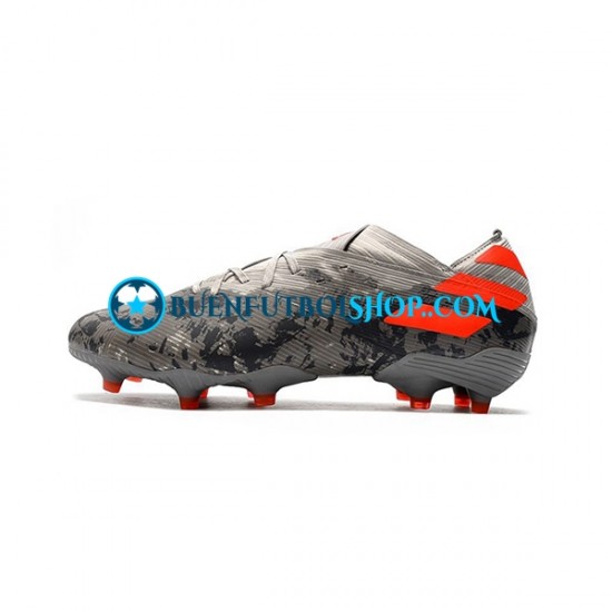 Adidas Nemeziz9.1 FG Gris Naranja Blanco Botas de Fútbol