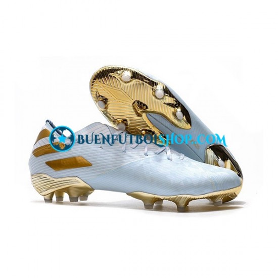 Adidas Nemeziz9.1 FG LIMITED EDITION Oro Blanco Botas de Fútbol