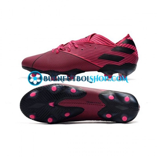 Adidas Nemeziz9.1 FG Rosa Negro Botas de Fútbol