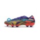 Adidas Nemeziz9.1 FG Precision To Blur Púrpura Rosa Verde Botas de Fútbol