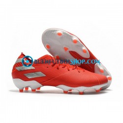 Adidas Nemeziz9.1 FG Rojo Blanco Botas de Fútbol