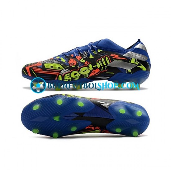Adidas Nemeziz9.1 FG The Journey Azul Amarillo Blanco Botas de Fútbol