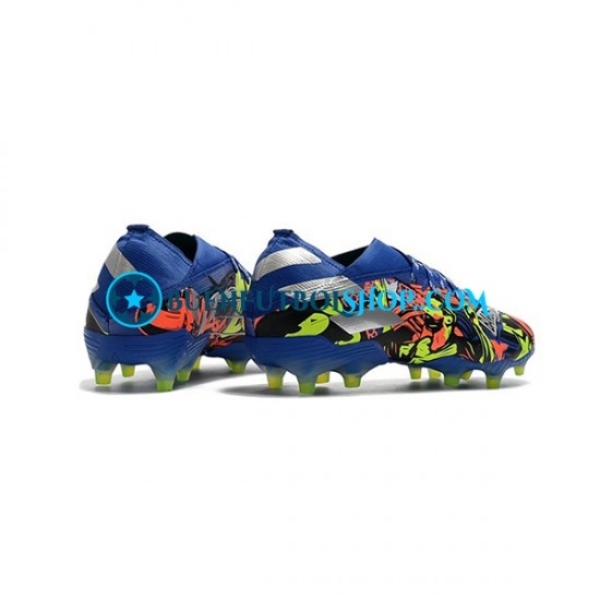 Adidas Nemeziz9.1 FG The Journey Azul Amarillo Blanco Botas de Fútbol