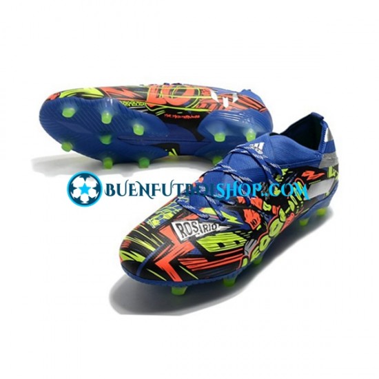 Adidas Nemeziz9.1 FG The Journey Azul Amarillo Blanco Botas de Fútbol