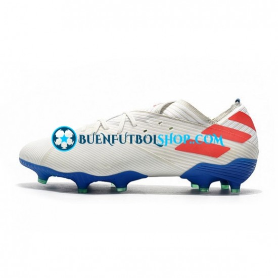 Adidas Nemeziz9.1 FG Rojo Azul Blanco Botas de Fútbol