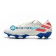 Adidas Nemeziz9.1 FG Rojo Azul Blanco Botas de Fútbol