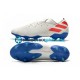 Adidas Nemeziz9.1 FG Rojo Azul Blanco Botas de Fútbol