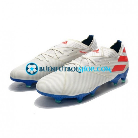 Adidas Nemeziz9.1 FG Rojo Azul Blanco Botas de Fútbol