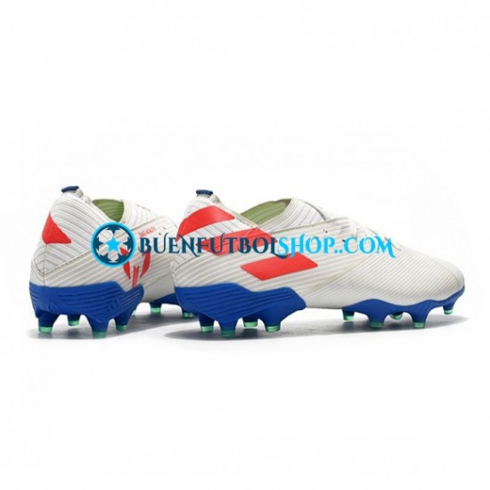 Adidas Nemeziz9.1 FG Rojo Azul Blanco Botas de Fútbol