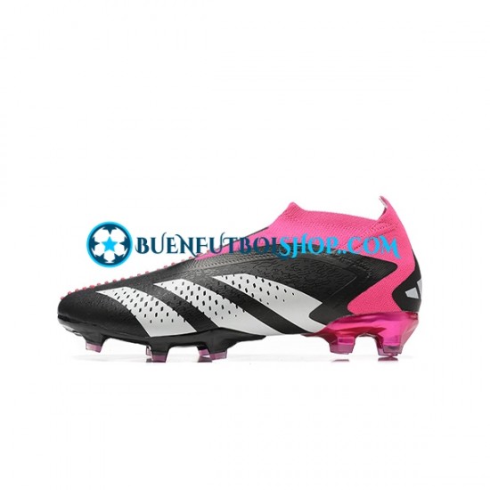 Adidas Predator ACCURACY FG Rosa Blanco Negro Botas de Fútbol