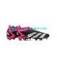 Adidas Predator ACCURACY FG Rosa Blanco Negro Botas de Fútbol