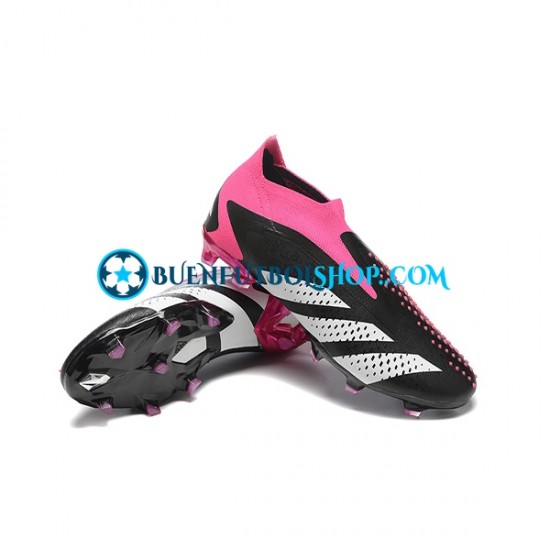 Adidas Predator ACCURACY FG Rosa Blanco Negro Botas de Fútbol