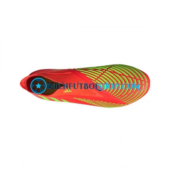 Adidas Predator EDGE AG Game Data Rojo Verde Botas de Fútbol