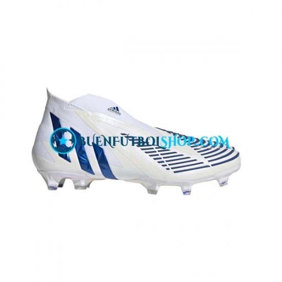 Adidas Predator EDGE FG Diamond Edge Azul Blanco Botas de Fútbol