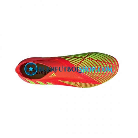 Adidas Predator EDGE FG Game Data Rojo Verde Botas de Fútbol