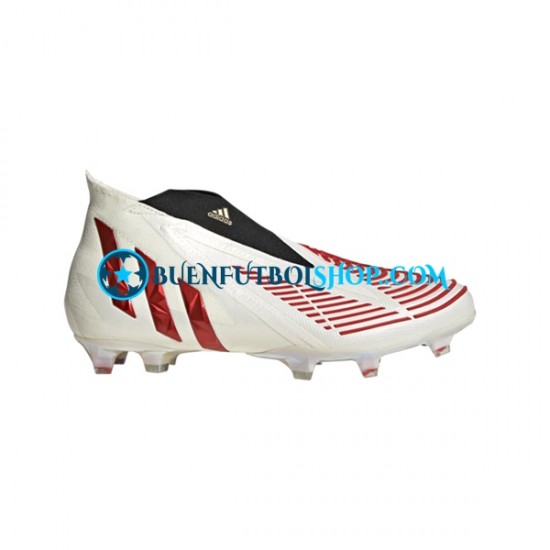 Adidas Predator EDGE FG Showdown Rojo Oro Blanco Botas de Fútbol
