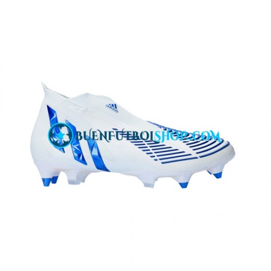 Adidas Predator EDGE SG Diamond Edge Azul Blanco Botas de Fútbol