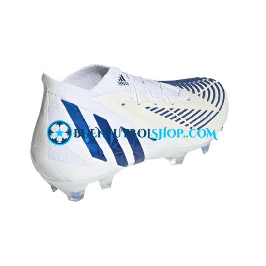 Adidas Predator EDGE.1 FG Diamond Edge Azul Blanco Botas de Fútbol