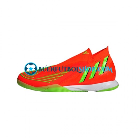 Adidas Predator EDGE.1 IN Game Data Rojo Verde Botas de Fútbol