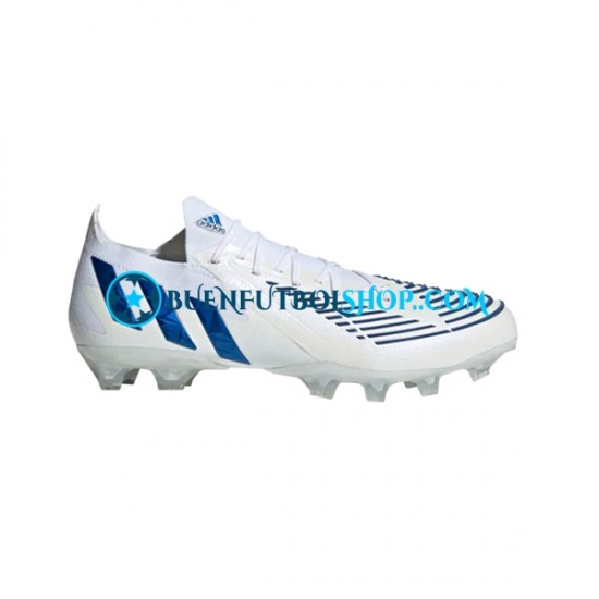 Adidas Predator EDGE.1 L AG Diamond Edge Azul Blanco Botas de Fútbol