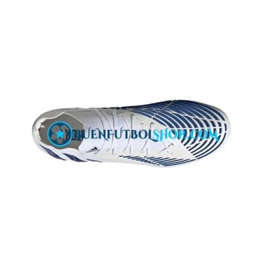 Adidas Predator EDGE.1 L AG Diamond Edge Azul Blanco Botas de Fútbol