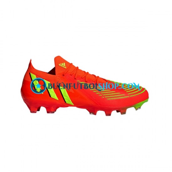 Adidas Predator EDGE.1 L AG Game Data Rojo Verde Botas de Fútbol