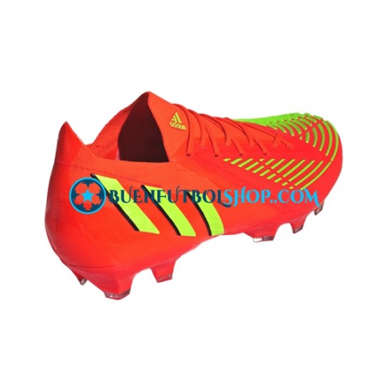 Adidas Predator EDGE.1 L AG Game Data Rojo Verde Botas de Fútbol