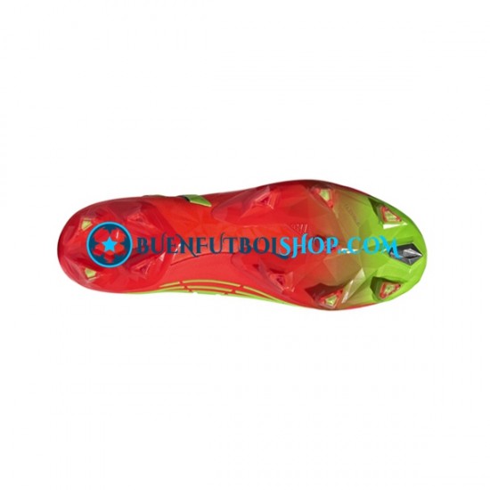 Adidas Predator EDGE.1 L FG Game Data Rojo Verde Botas de Fútbol