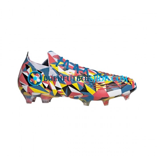 Adidas Predator EDGE.1 L FG Geometric Azul Amarillo Botas de Fútbol