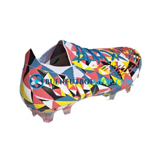 Adidas Predator EDGE.1 L FG Geometric Azul Amarillo Botas de Fútbol