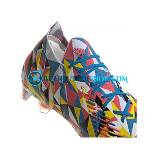 Adidas Predator EDGE.1 L FG Geometric Azul Amarillo Botas de Fútbol