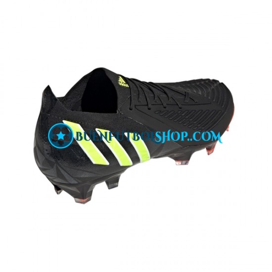 Adidas Predator EDGE.1 L FG Shadowportal Amarillo Negro Botas de Fútbol