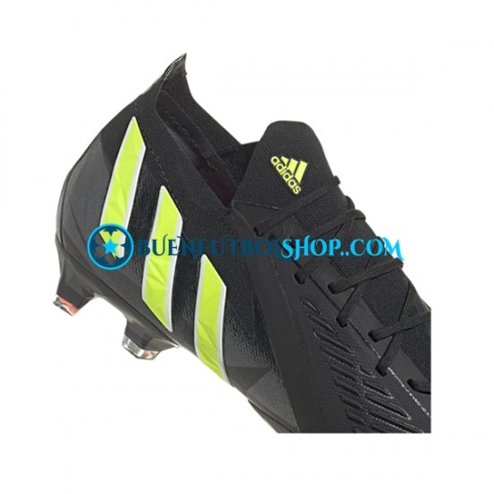 Adidas Predator EDGE.1 L FG Shadowportal Amarillo Negro Botas de Fútbol