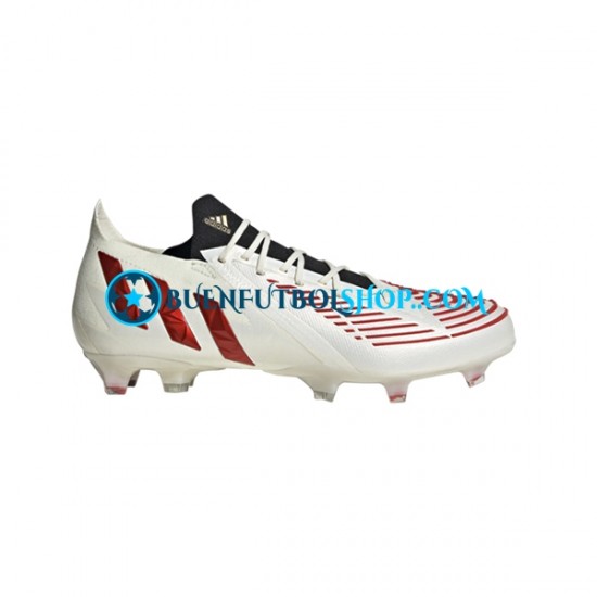 Adidas Predator EDGE.1 L FG Showdown Rojo Oro Blanco Botas de Fútbol