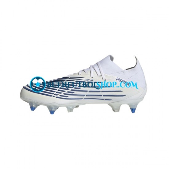 Adidas Predator EDGE.1 L SG Diamond Edge Azul Blanco Botas de Fútbol