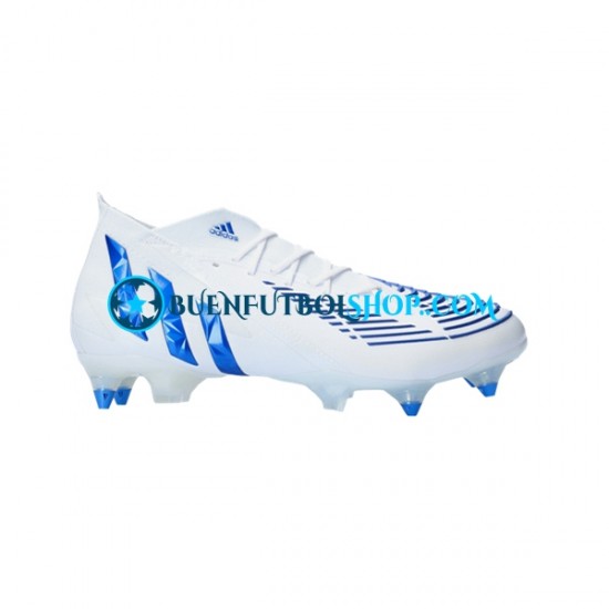 Adidas Predator EDGE.1 SG Diamond Edge Azul Blanco Botas de Fútbol