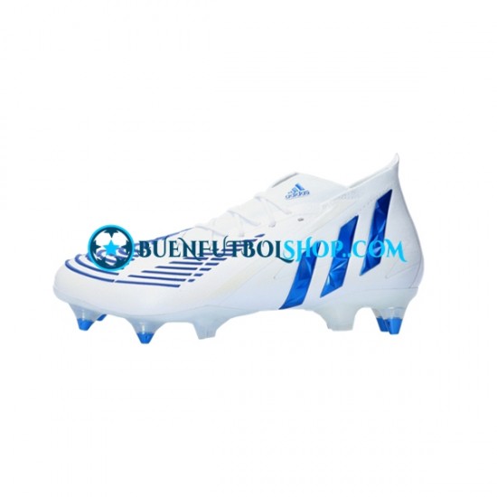 Adidas Predator EDGE.1 SG Diamond Edge Azul Blanco Botas de Fútbol