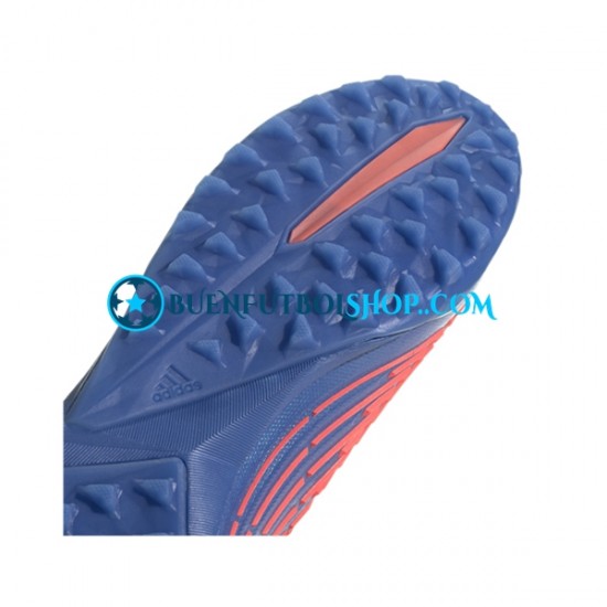 Adidas Predator EDGE.1 TF Sapphire Edge Rojo Azul Botas de Fútbol