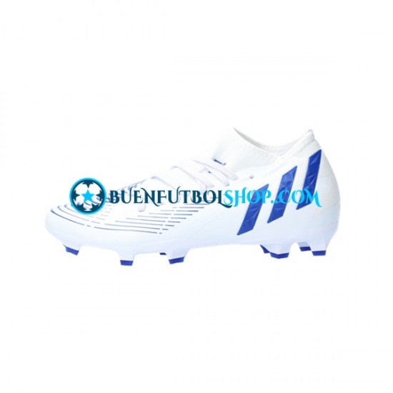 Adidas Predator EDGE.3 FG Diamond Edge Azul Blanco Botas de Fútbol