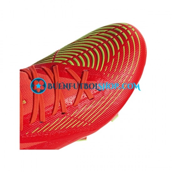 Adidas Predator EDGE.3 FG Game Data Rojo Verde Botas de Fútbol