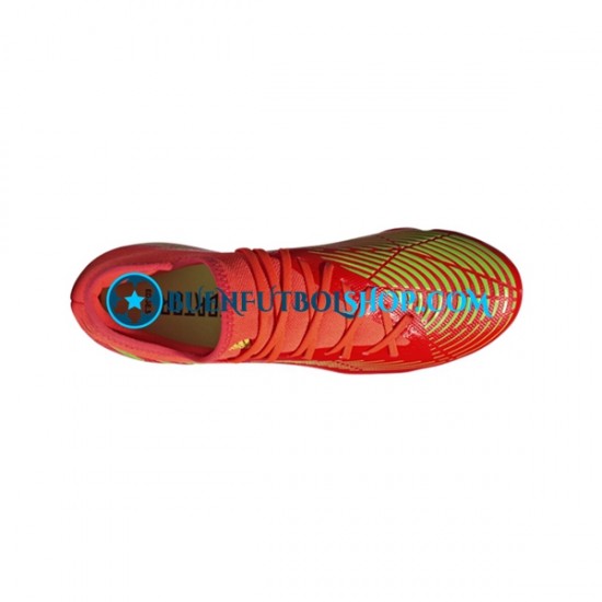 Adidas Predator EDGE.3 L FG Game Data Rojo Verde Botas de Fútbol