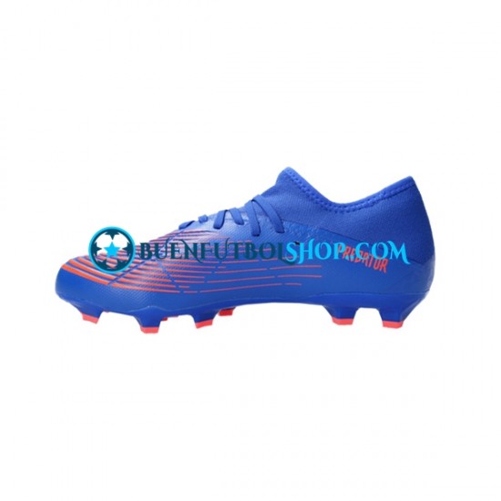 Adidas Predator EDGE.3 L FG Sapphire Edge Rojo Azul Botas de Fútbol