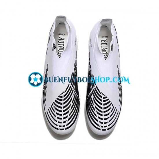 Adidas Predator Edge Geometric FG Blanco Negro Botas de Fútbol