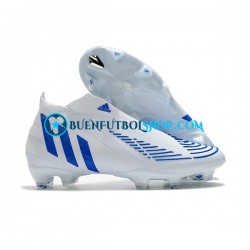 Adidas Predator Edge Geometric FG Azul Blanco Botas de Fútbol