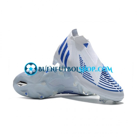 Adidas Predator Edge Geometric FG Azul Blanco Botas de Fútbol