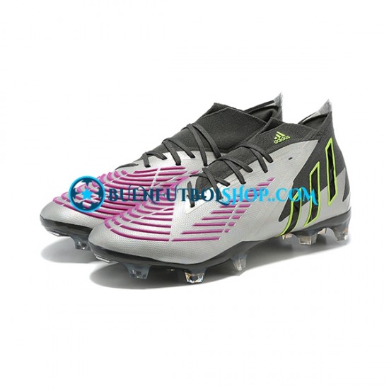 Adidas Predator Edge Geometric.1 FG Púrpura Blanco Botas de Fútbol