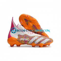 Adidas Predator FREAK FG Púrpura Naranja Blanco Botas de Fútbol