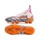 Adidas Predator FREAK FG Púrpura Naranja Blanco Botas de Fútbol