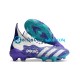 Adidas Predator FREAK FG Púrpura Blanco Botas de Fútbol